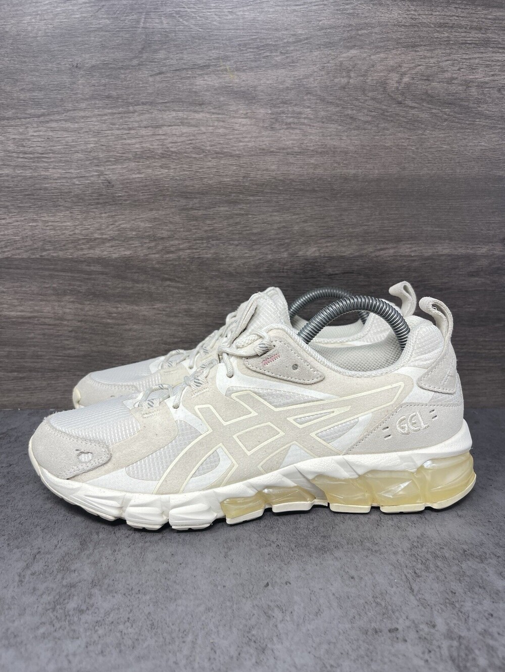 ASICS GEL Quantum 360 6 Cream Size 8.5 Womens Sportstyle Running Shoes 1202A091